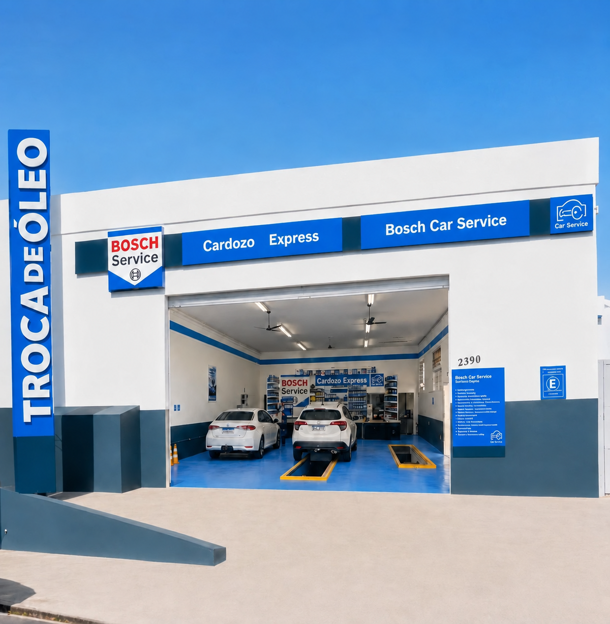 Fachada da Cardozo Bosch Car Express