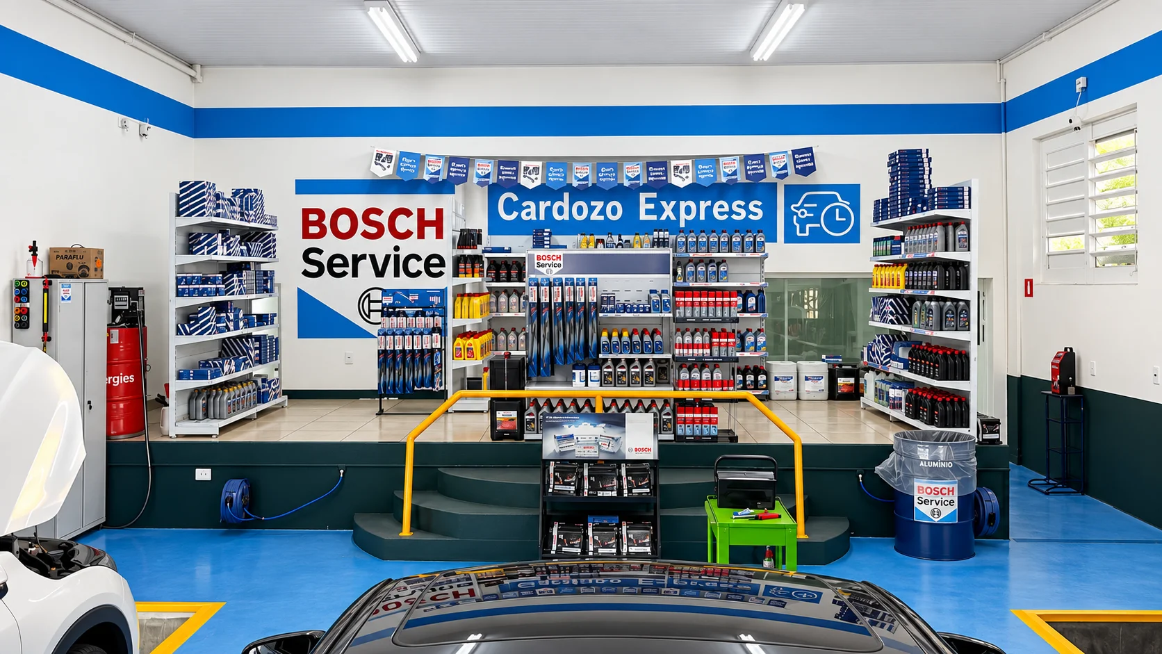 Loja de produtos automotivos da Cardozo Bosch Express